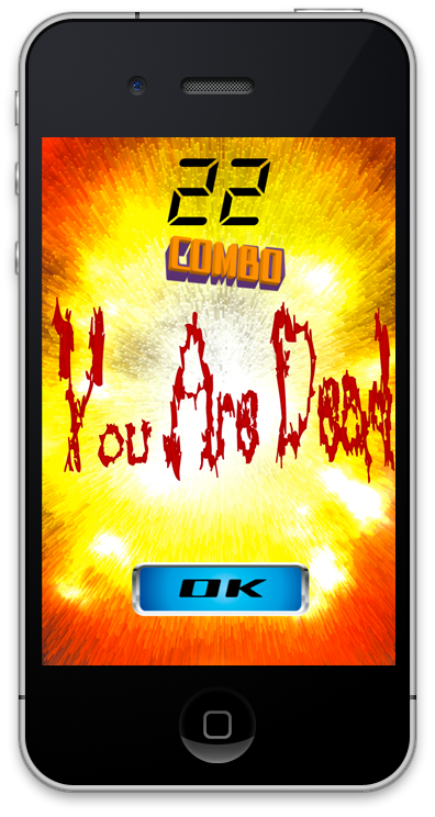 ゲームオーバー画面